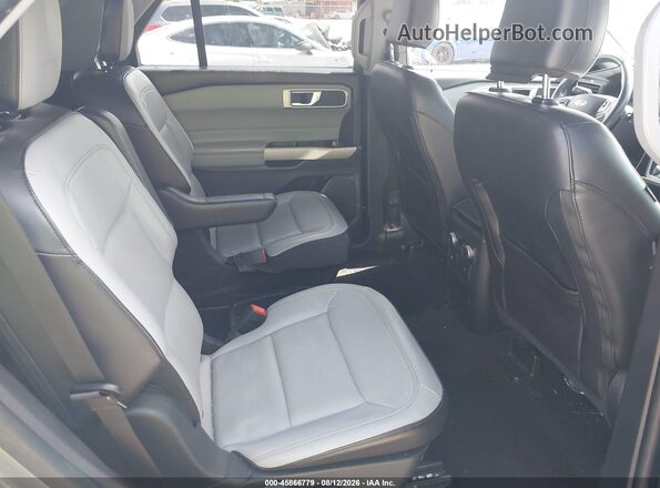 1FMSK7DH1MGC38525 2021 FORD EXPLORER Gray Widok naklejki z numerem VIN