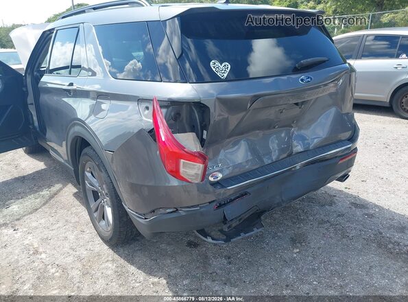 1FMSK7DH1MGC38525 2021 FORD EXPLORER Gray Widok z przodu