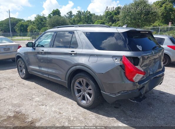 1FMSK7DH1MGC38525 2021 FORD EXPLORER Gray Tył lewy