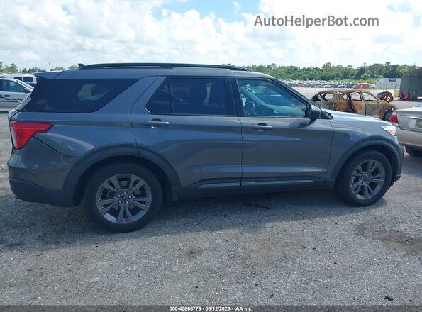 1FMSK7DH1MGC38525 2021 FORD EXPLORER Gray Widok wnętrza z tyłu
