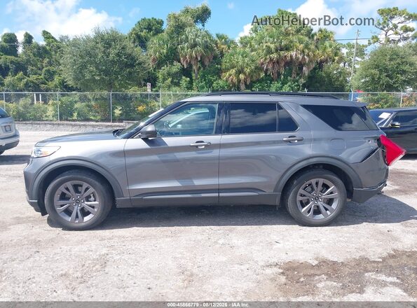 1FMSK7DH1MGC38525 2021 FORD EXPLORER Gray Widok wnętrza 360 stopni