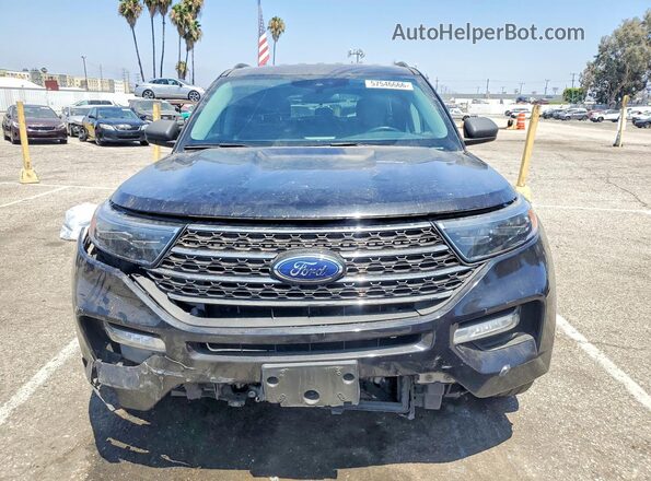 1FMSK7DH1NGC34945 2022 FORD EXPLORER Black Widok z przodu