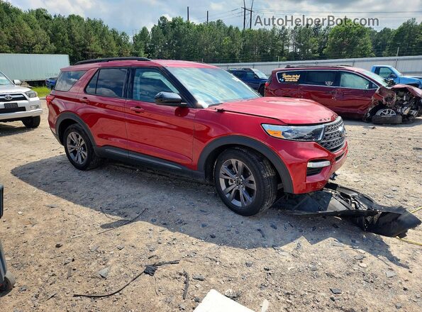 1FMSK7DH1PGA65965 2023 FORD EXPLORER Red Przód prawy