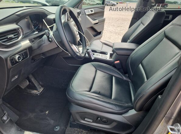 1FMSK7DH1PGB90853 2023 FORD EXPLORER Gray Front interior view