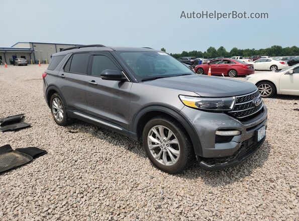 1FMSK7DH1PGB90853 2023 FORD EXPLORER Gray Front right
