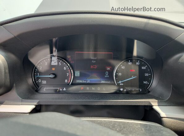 1FMSK7DH1PGB90853 2023 FORD EXPLORER Gray Instrument cluster view