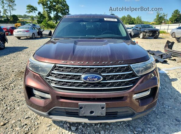 1FMSK7DH2LGA11228 2020 FORD EXPLORER Purple Vista frontal
