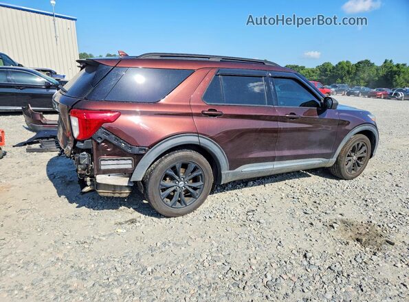 1FMSK7DH2LGA11228 2020 FORD EXPLORER Purple Trasero derecho