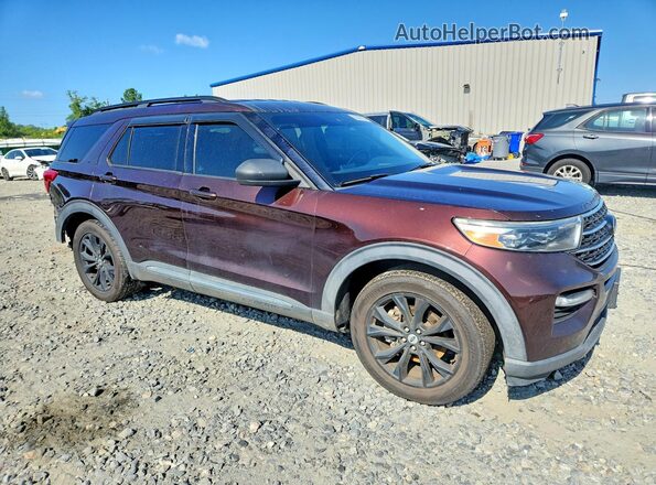 1FMSK7DH2LGA11228 2020 FORD EXPLORER Purple Delantero derecho