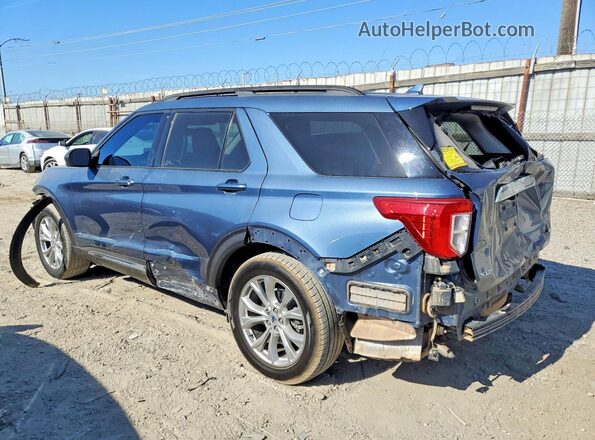 1FMSK7DH2LGA64611 2020 FORD EXPLORER Blue Հետևի ձախ