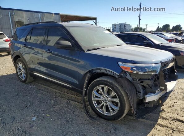 1FMSK7DH2LGA64611 2020 FORD EXPLORER Blue Առջևի աջ