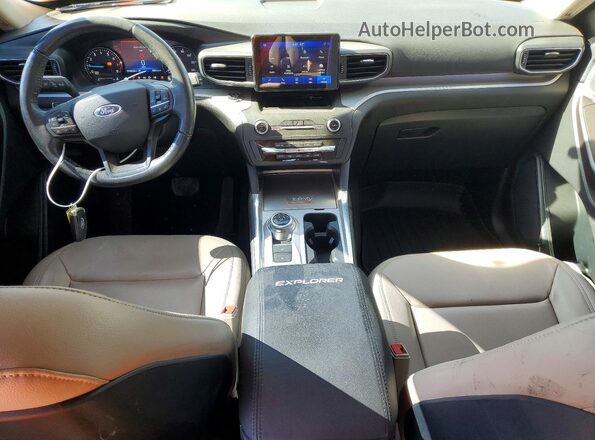 1FMSK7DH2LGA64611 2020 FORD EXPLORER Blue Առջևի վահանակի տեսք
