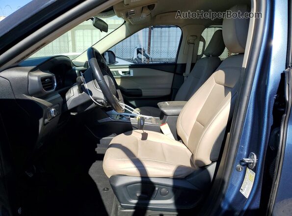 1FMSK7DH2LGA64611 2020 FORD EXPLORER Blue Սալոնի դիմացի տեսք