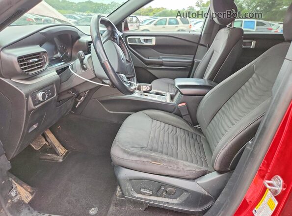 1FMSK7DH2LGA88276 2020 FORD EXPLORER Красный Вид салона спереди