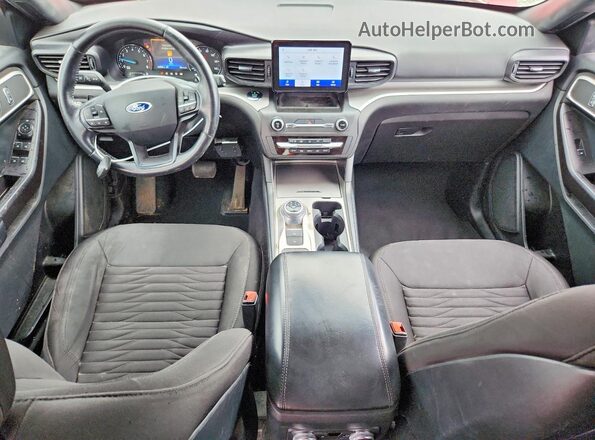 1FMSK7DH2LGA88276 2020 FORD EXPLORER Красный Вид панели приборов