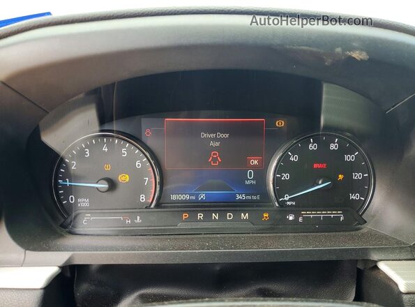 1FMSK7DH2LGB15900 2020 FORD EXPLORER Charcoal ხელსაწყოთა პანელის ხედი