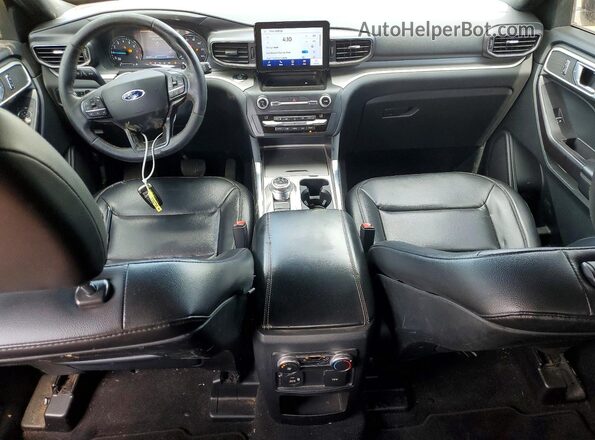1FMSK7DH2LGB15900 2020 FORD EXPLORER Charcoal წინა პანელის ხედი