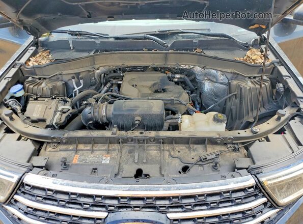 1FMSK7DH2LGB15900 2020 FORD EXPLORER Charcoal ძრავის განყოფილების ხედი