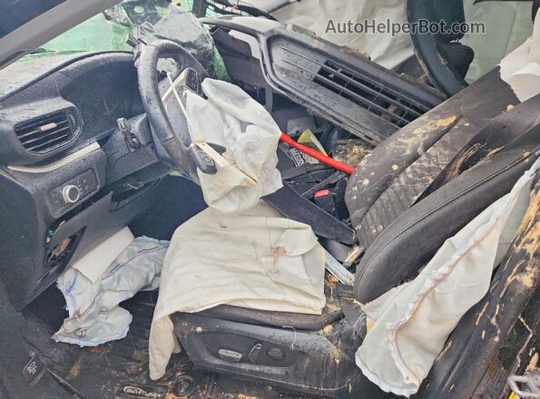 1FMSK7DH2LGC74464 2020 FORD EXPLORER Black Widok deski rozdzielczej