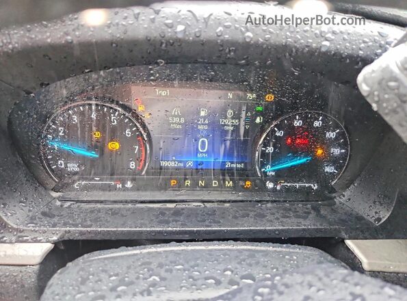 1FMSK7DH2LGC74464 2020 FORD EXPLORER Black Widok tylnych siedzeń