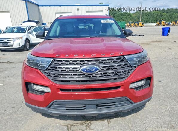 1FMSK7DH2MGB61051 2021 FORD EXPLORER Red Դիմացի տեսք