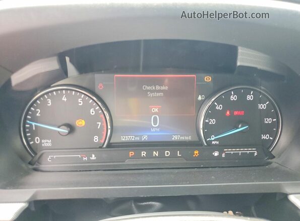 1FMSK7DH2MGB61051 2021 FORD EXPLORER Red Սարքավորումների վահանակի տեսք