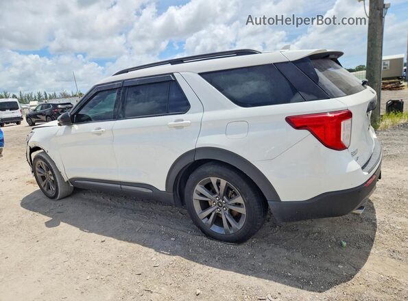 1FMSK7DH2NGB69684 2022 FORD EXPLORER White Rear left