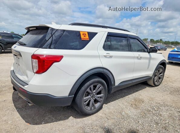 1FMSK7DH2NGB69684 2022 FORD EXPLORER White Rear right