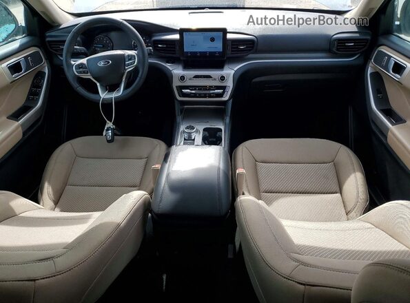 1FMSK7DH2PGB21881 2023 FORD EXPLORER White Dashboard view