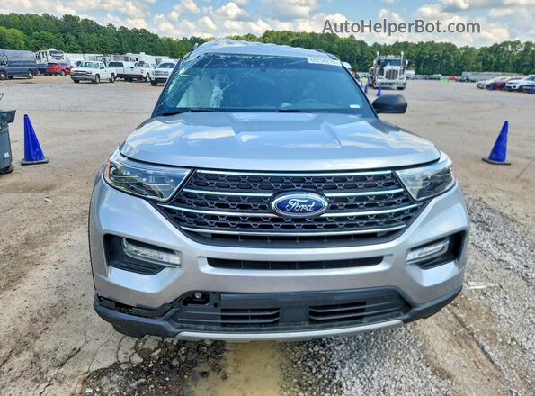 1FMSK7DH3LGB60893 2020 FORD EXPLORER Gray Front view