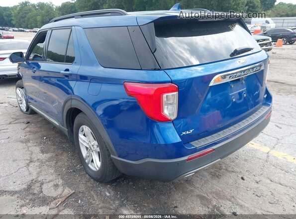 1FMSK7DH3LGB60988 2020 FORD EXPLORER Blue Задня ліва чверть
