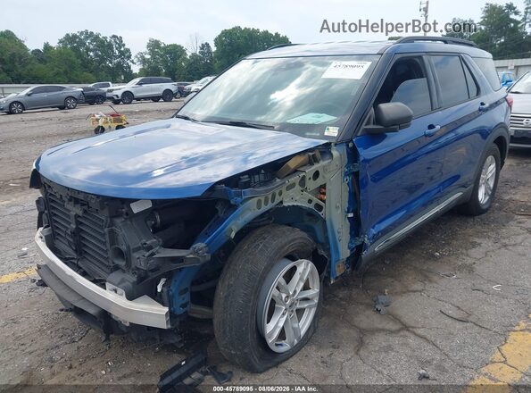 1FMSK7DH3LGB60988 2020 FORD EXPLORER Blue Вид спереду