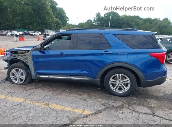 1FMSK7DH3LGB60988 2020 FORD EXPLORER Blue Панорамний вид салону 360°