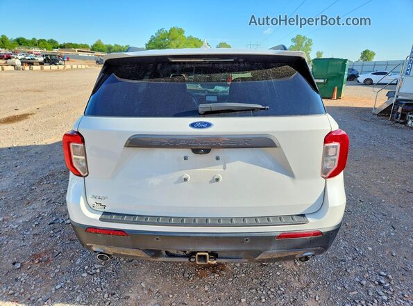 1FMSK7DH3MGA41274 2021 FORD EXPLORER Белый Вид сзади