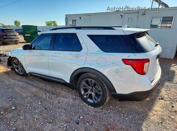 1FMSK7DH3MGA41274 2021 FORD EXPLORER Белый Задняя левая четверть