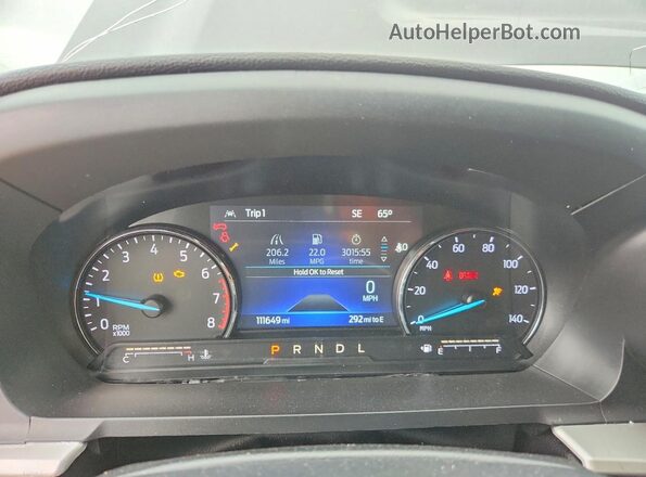 1FMSK7DH3MGB16359 2021 FORD EXPLORER Gray Widok zestawu wskaźników