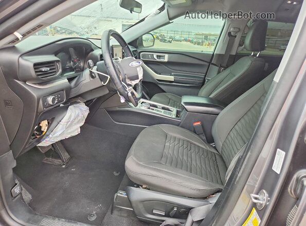 1FMSK7DH3MGB16359 2021 FORD EXPLORER Gray Widok wnętrza z przodu