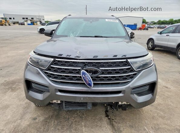 1FMSK7DH3MGB16359 2021 FORD EXPLORER Gray Widok z przodu