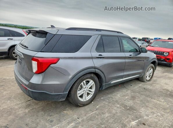 1FMSK7DH3MGB16359 2021 FORD EXPLORER Gray Tył prawy