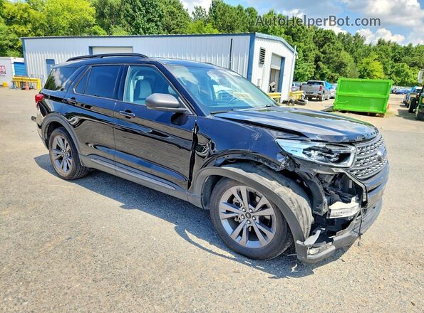 1FMSK7DH3MGC26795 2021 FORD EXPLORER Charcoal Delantero derecho
