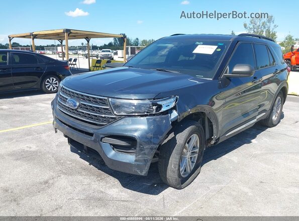 1FMSK7DH3PGA98417 2023 FORD EXPLORER Gray წინა ხედი
