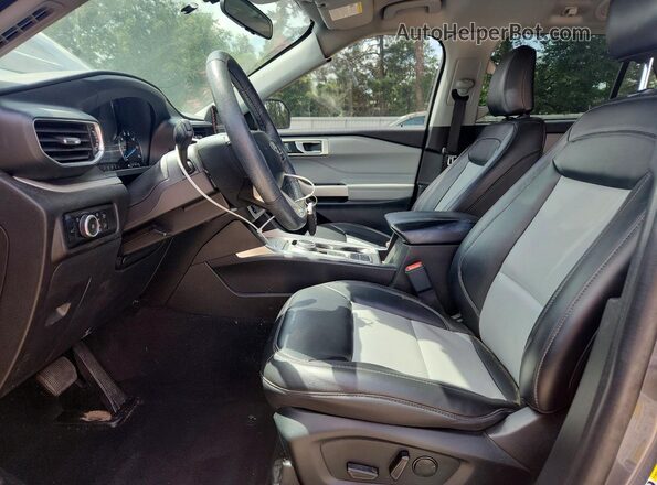 1FMSK7DH3PGB78865 2023 FORD EXPLORER Gray Front interior view