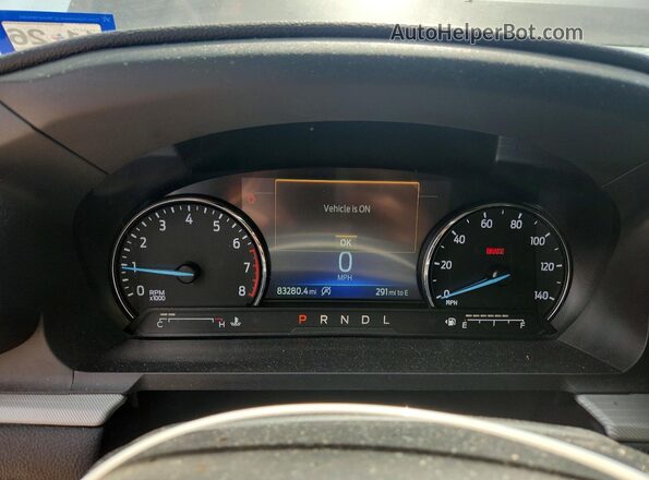1FMSK7DH3PGB78865 2023 FORD EXPLORER Gray Instrument cluster view