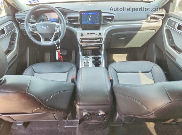 1FMSK7DH3RGA16219 2024 FORD EXPLORER Black Առջևի վահանակի տեսք
