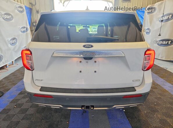 1FMSK7DH4LGB01044 2020 FORD EXPLORER White უკანა ხედი