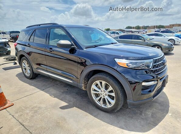 1FMSK7DH4LGB35145 2020 FORD EXPLORER Black Передня права чверть
