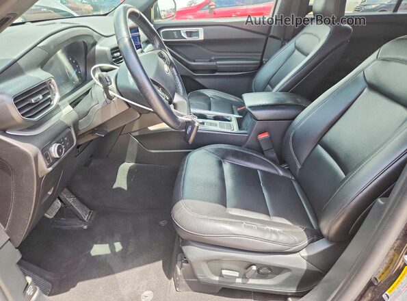 1FMSK7DH4LGB35145 2020 FORD EXPLORER Black Вид салону спереду