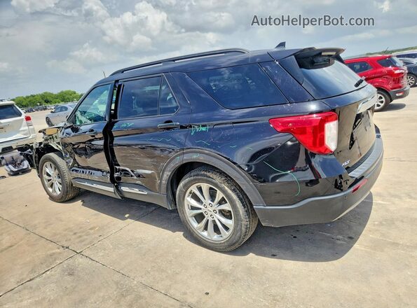 1FMSK7DH4LGB35145 2020 FORD EXPLORER Black Задня ліва чверть