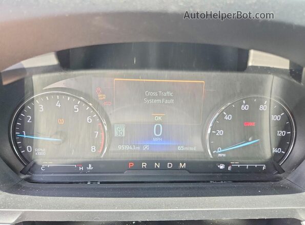 1FMSK7DH4LGB35145 2020 FORD EXPLORER Black Вид щитка приладів
