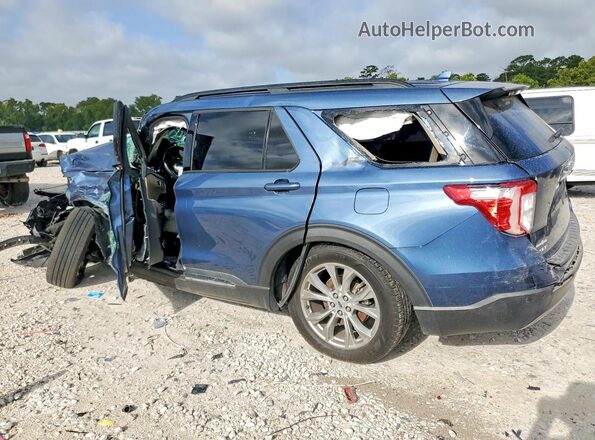 1FMSK7DH4LGB47098 2020 FORD EXPLORER Blue Հետևի ձախ